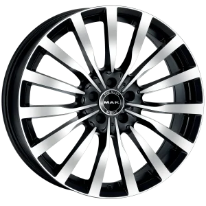 Mak Wheels – KRONE – Black – 17″x7.5″ 40mm – Summer Wheels – F7570KNBM40WS2X